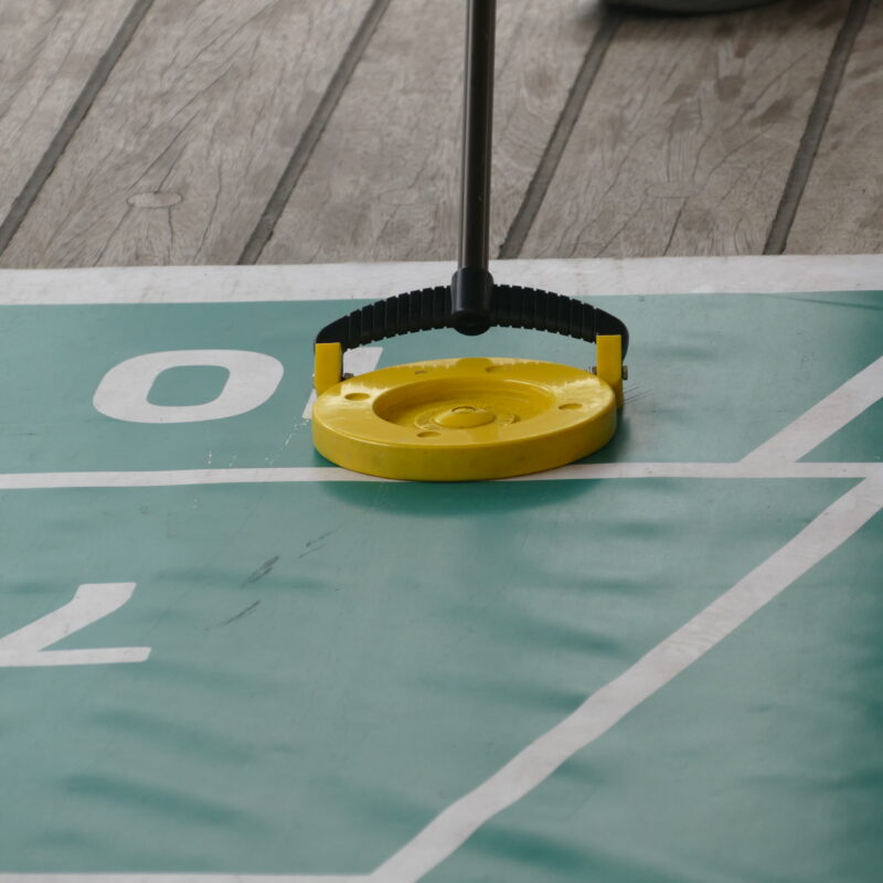 Shuffleboard Teamevent Nahaufnahme